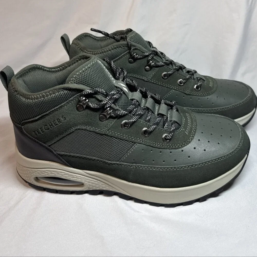NWT‎ Skechers Sneakers Men Size 10.5 Uno Rugged Adventure Air Suede Street L.A.